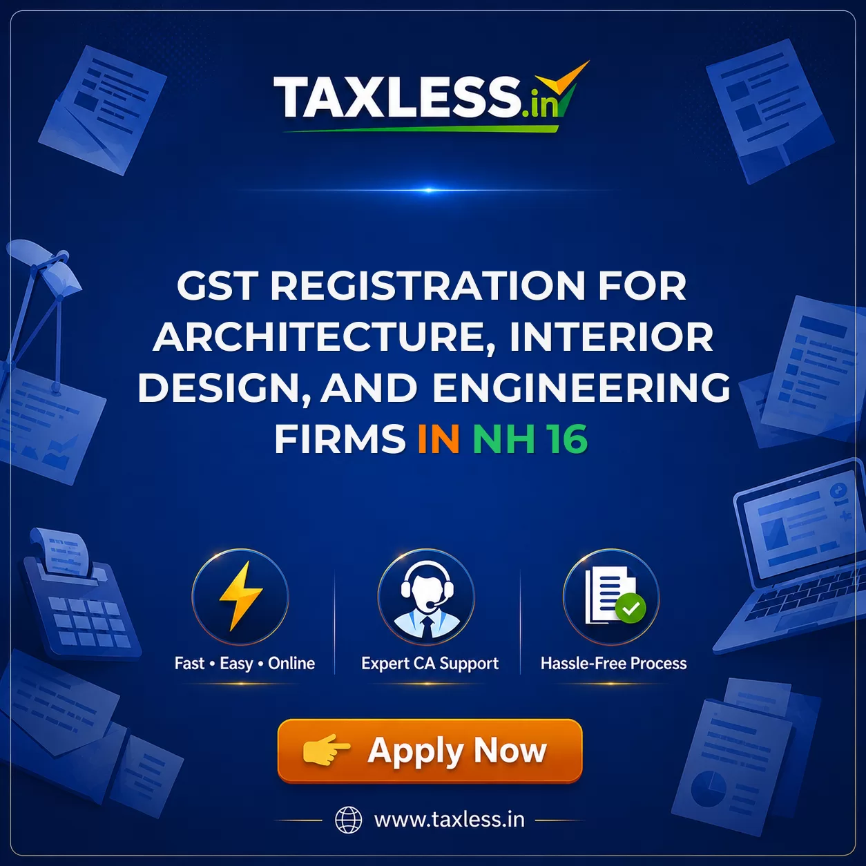 GST Registration for Architecture, Interior Design, and Engineering Firms in Nh 16