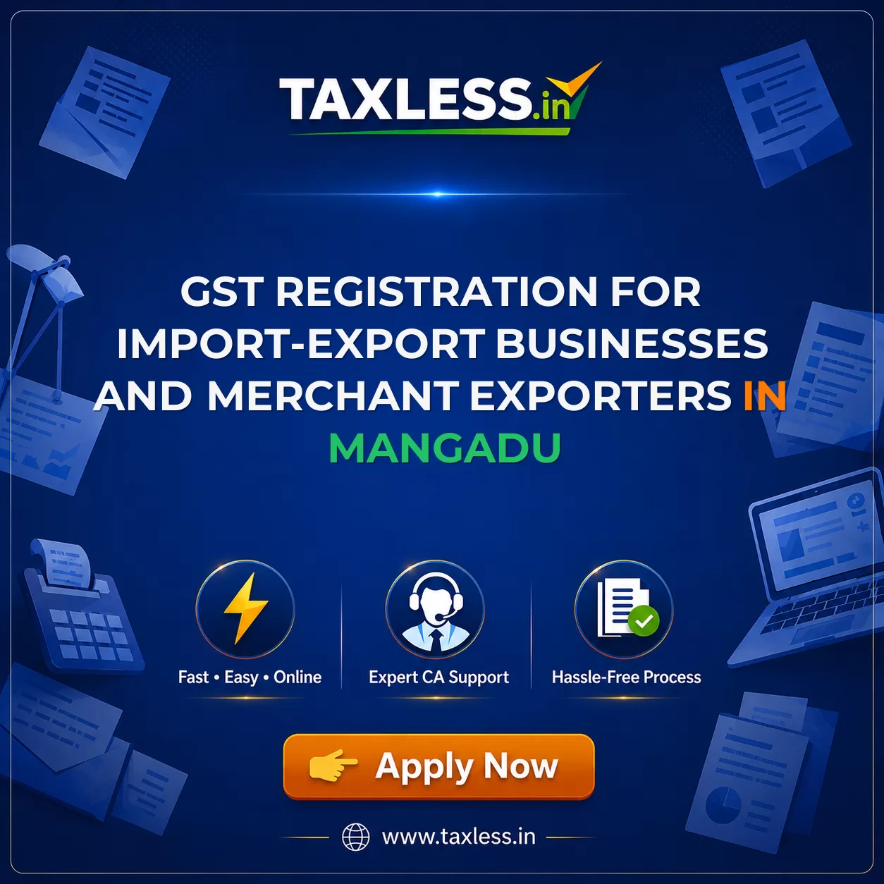 GST Registration for Import-Export Businesses and Merchant Exporters in Mangadu