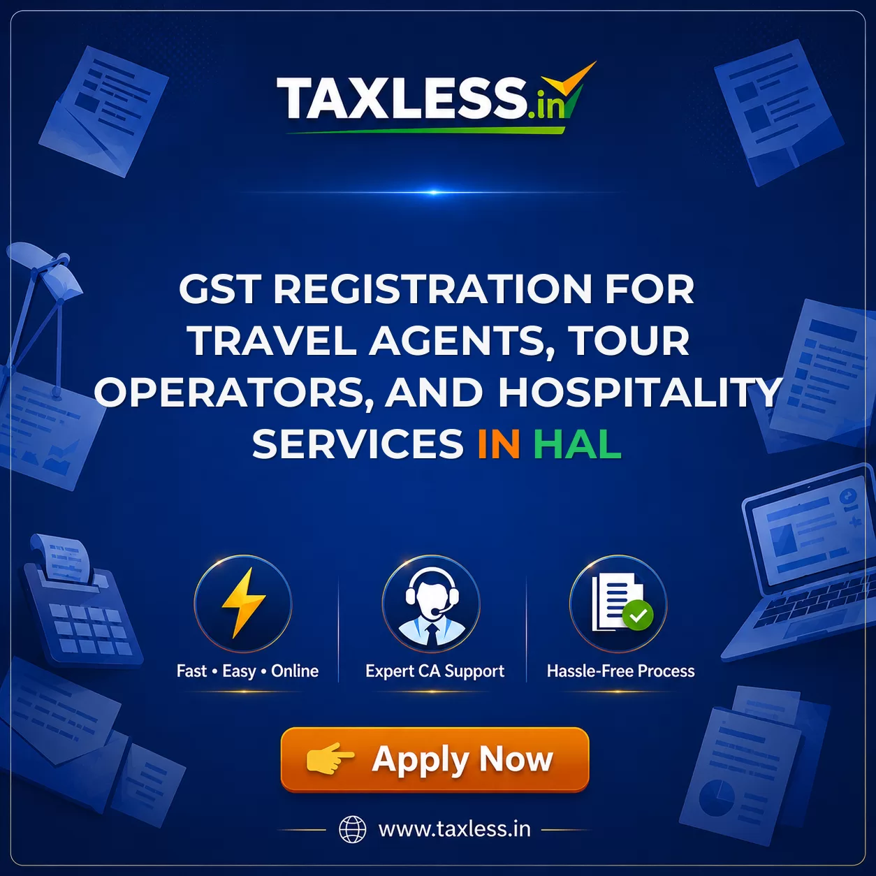 GST Registration for Travel Agents, Tour Operators, and Hospitality Services in Hal