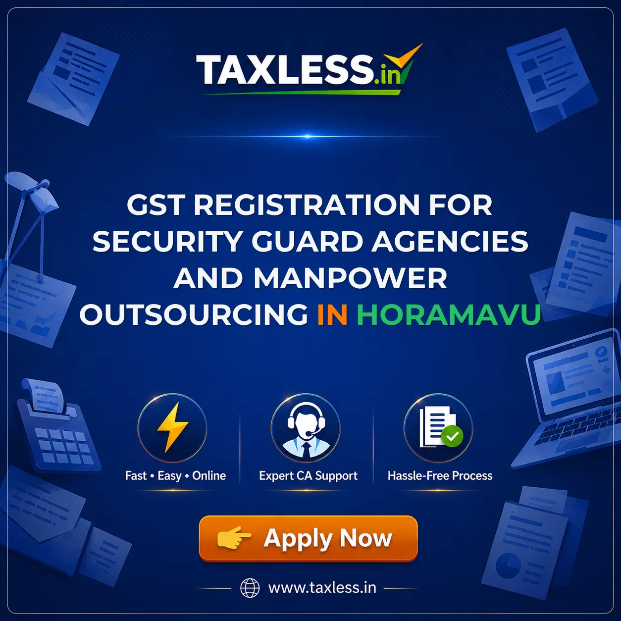 GST Registration for Security Guard Agencies and Manpower Outsourcing in Horamavu