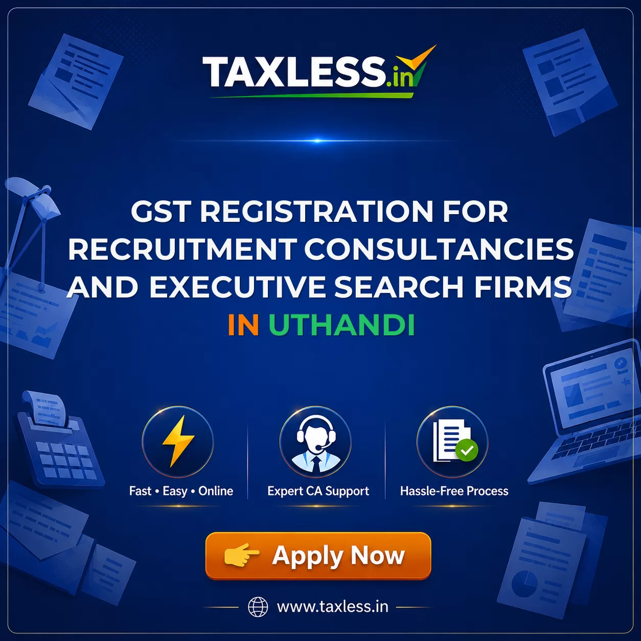 GST Registration for Recruitment Consultancies and Executive Search Firms in Uthandi