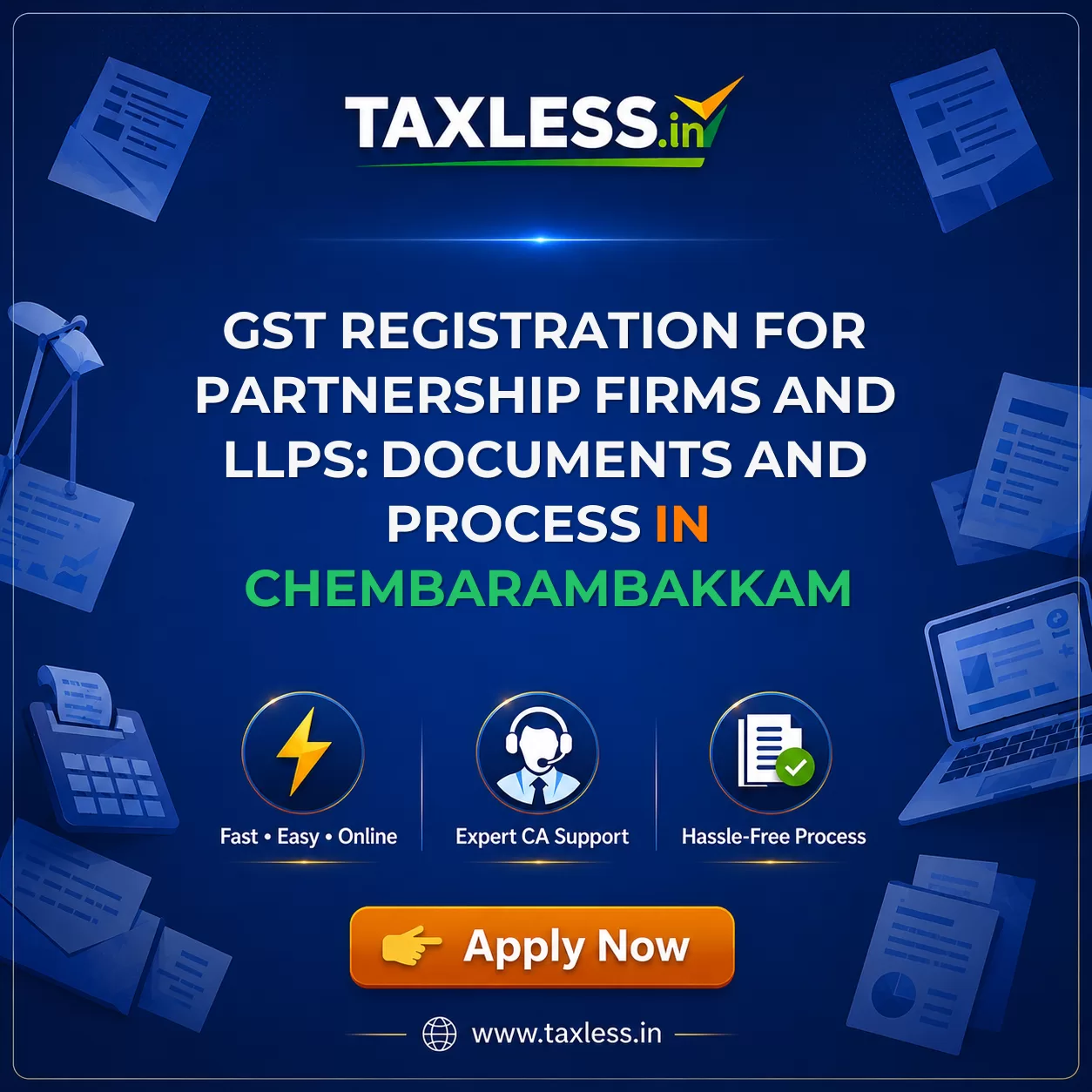 GST Registration for Partnership Firms and LLPs: Documents and Process in Chembarambakkam