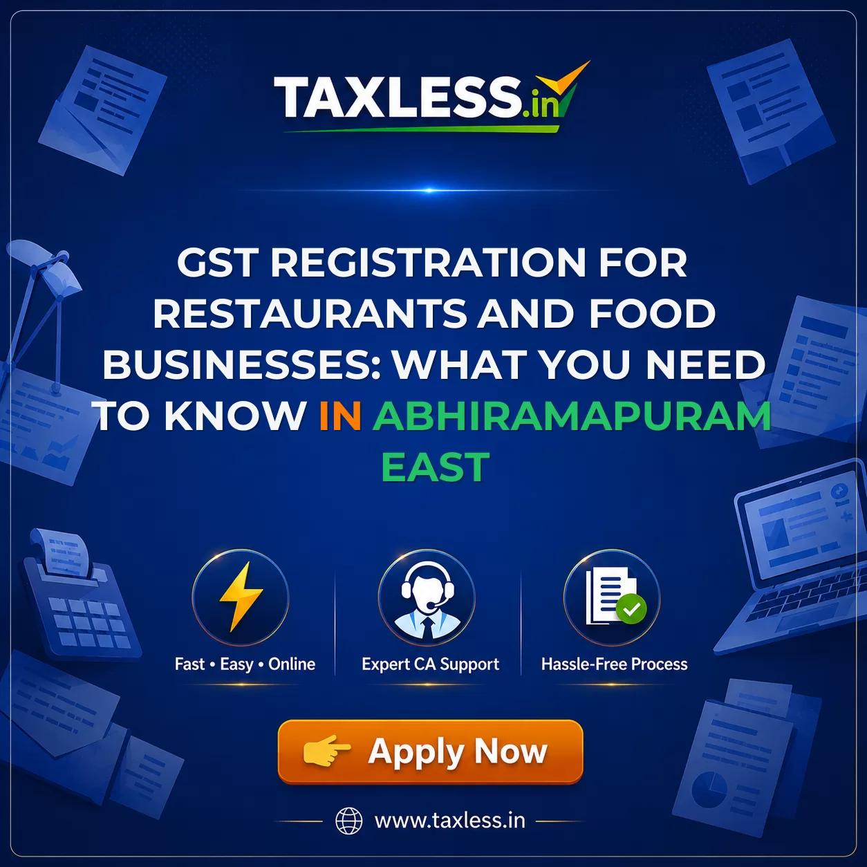 GST Registration for Restaurants and Food Businesses: What You Need to Know in Abhiramapuram East