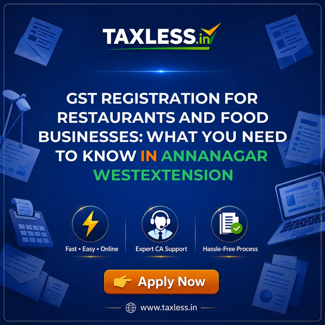 GST Registration for Restaurants and Food Businesses: What You Need to Know in Annanagar Westextension