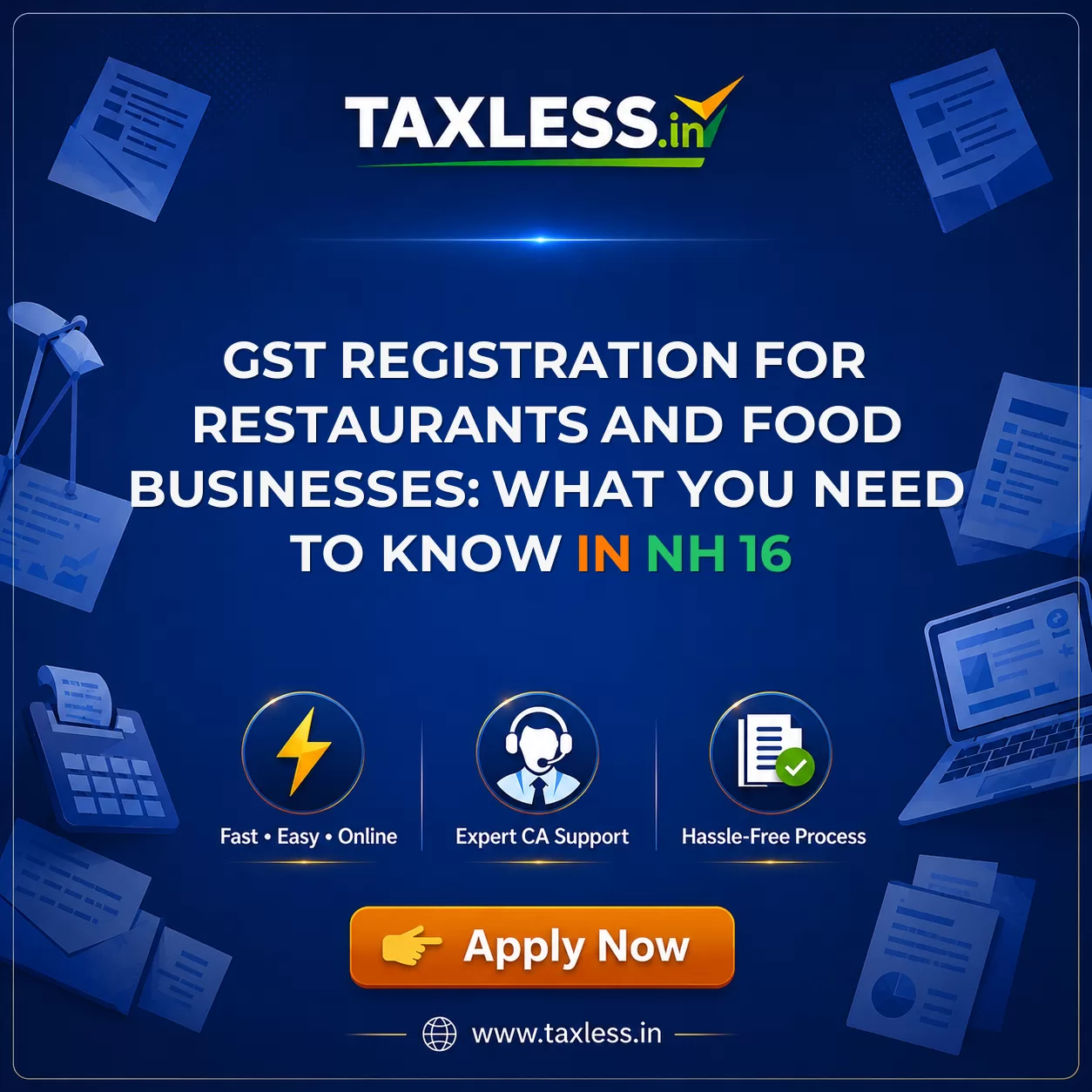 GST Registration for Restaurants and Food Businesses: What You Need to Know in Nh 16