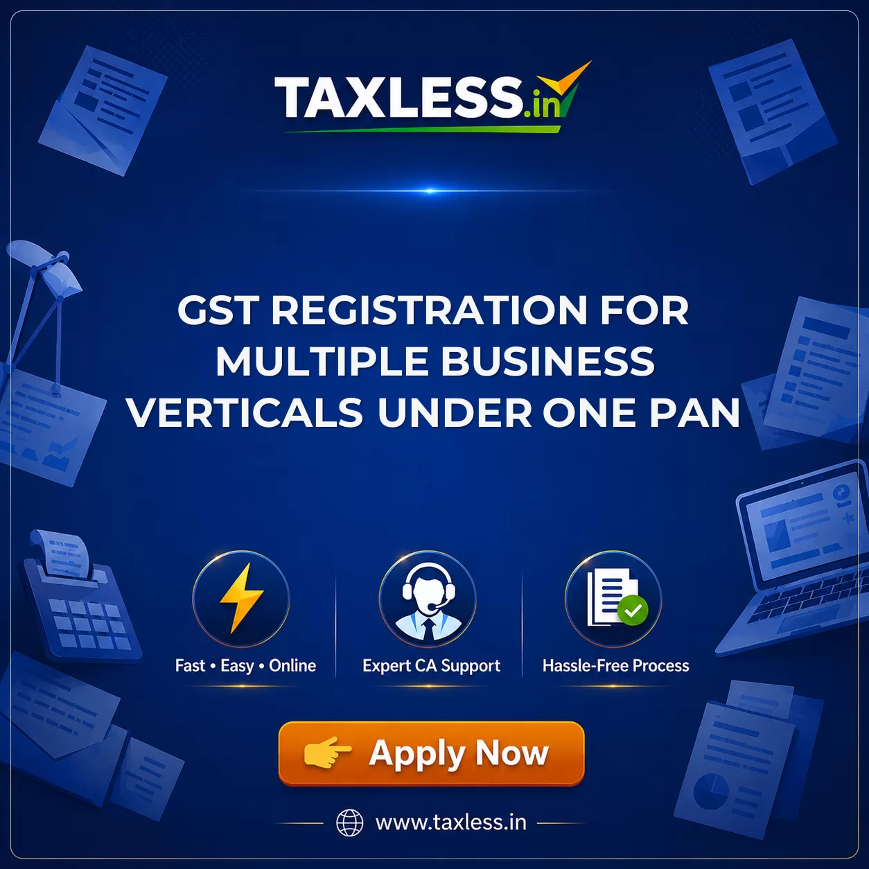 GST Registration for Multiple Business Verticals Under One PAN