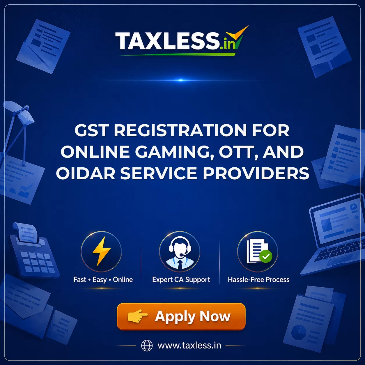 GST Registration for Online Gaming, OTT, and OIDAR Service Providers
