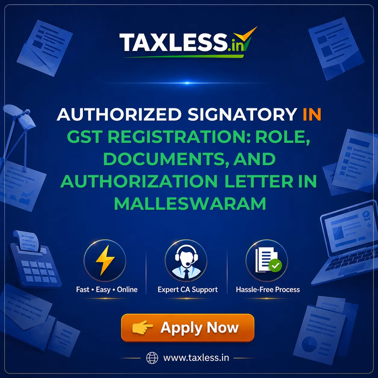 Authorized Signatory in GST Registration: Role, Documents, and Authorization Letter in Malleswaram