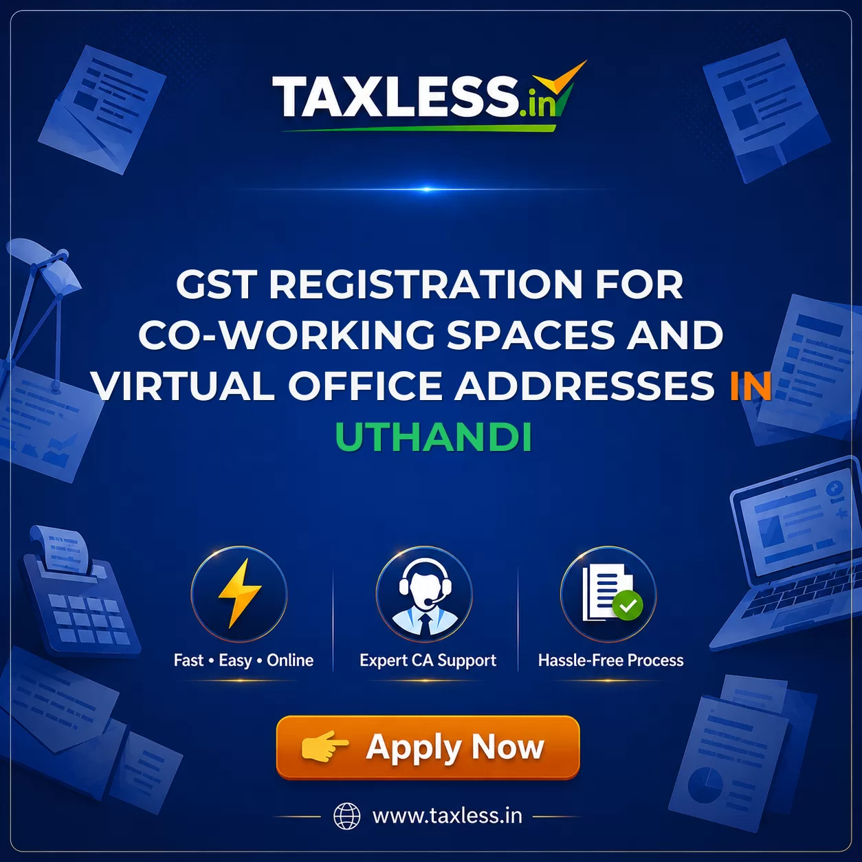 GST Registration for Co-working Spaces and Virtual Office Addresses in Uthandi