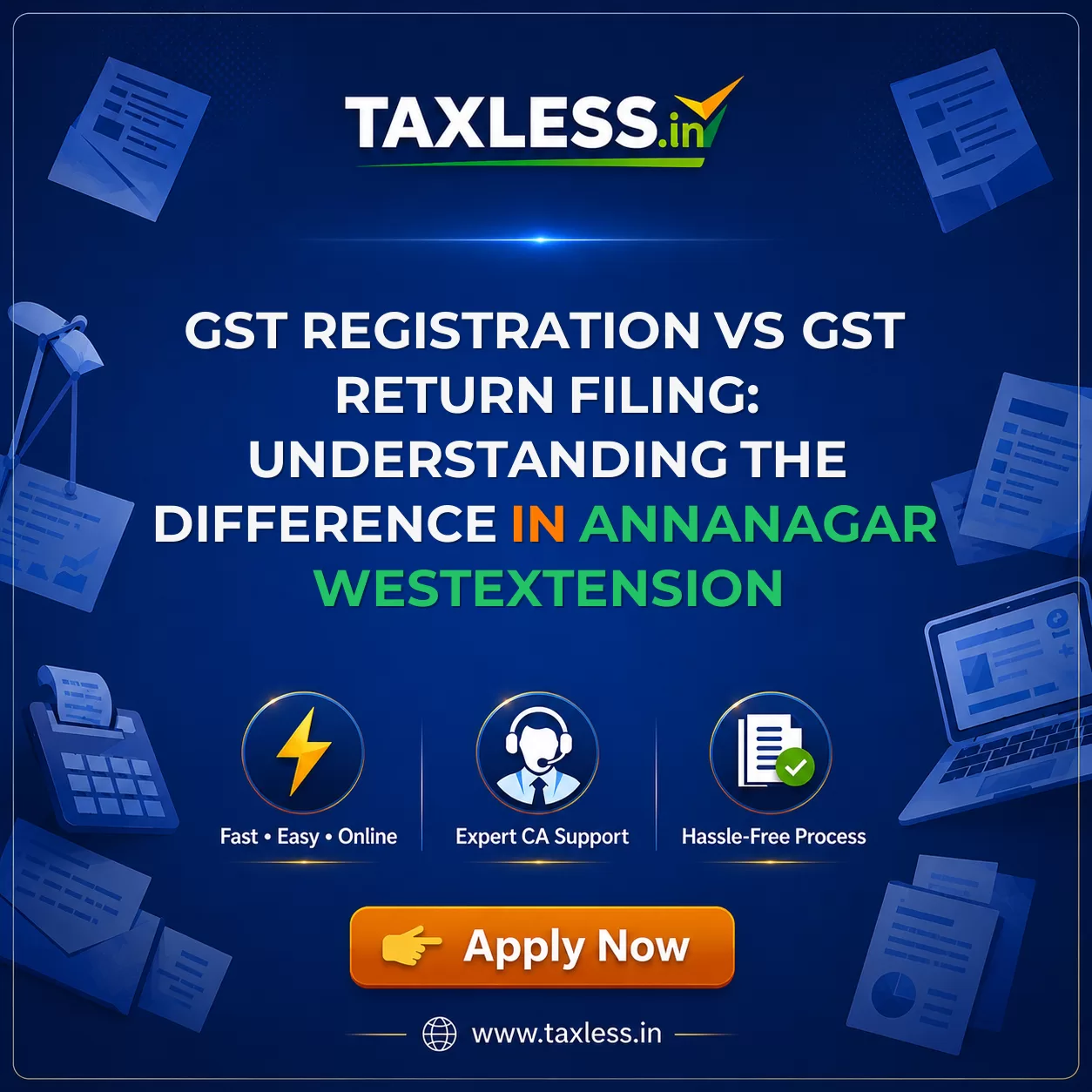 GST Registration vs GST Return Filing: Understanding the Difference in Annanagar Westextension