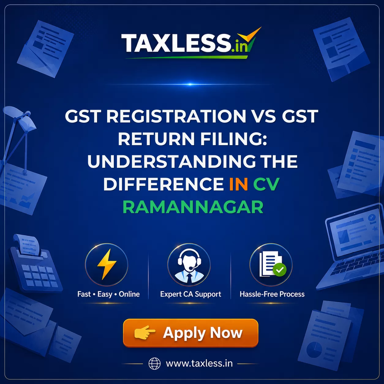 GST Registration vs GST Return Filing: Understanding the Difference in Cv Ramannagar