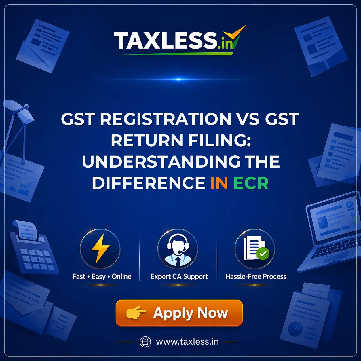 GST Registration vs GST Return Filing: Understanding the Difference in Ecr