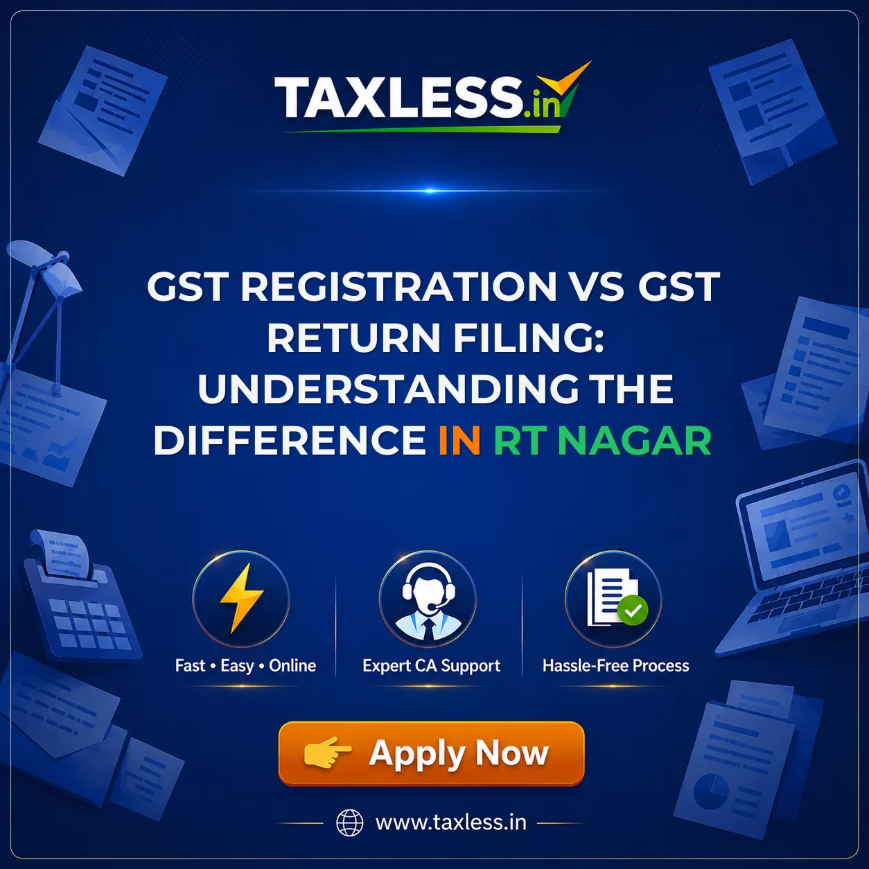 GST Registration vs GST Return Filing: Understanding the Difference in Rt Nagar