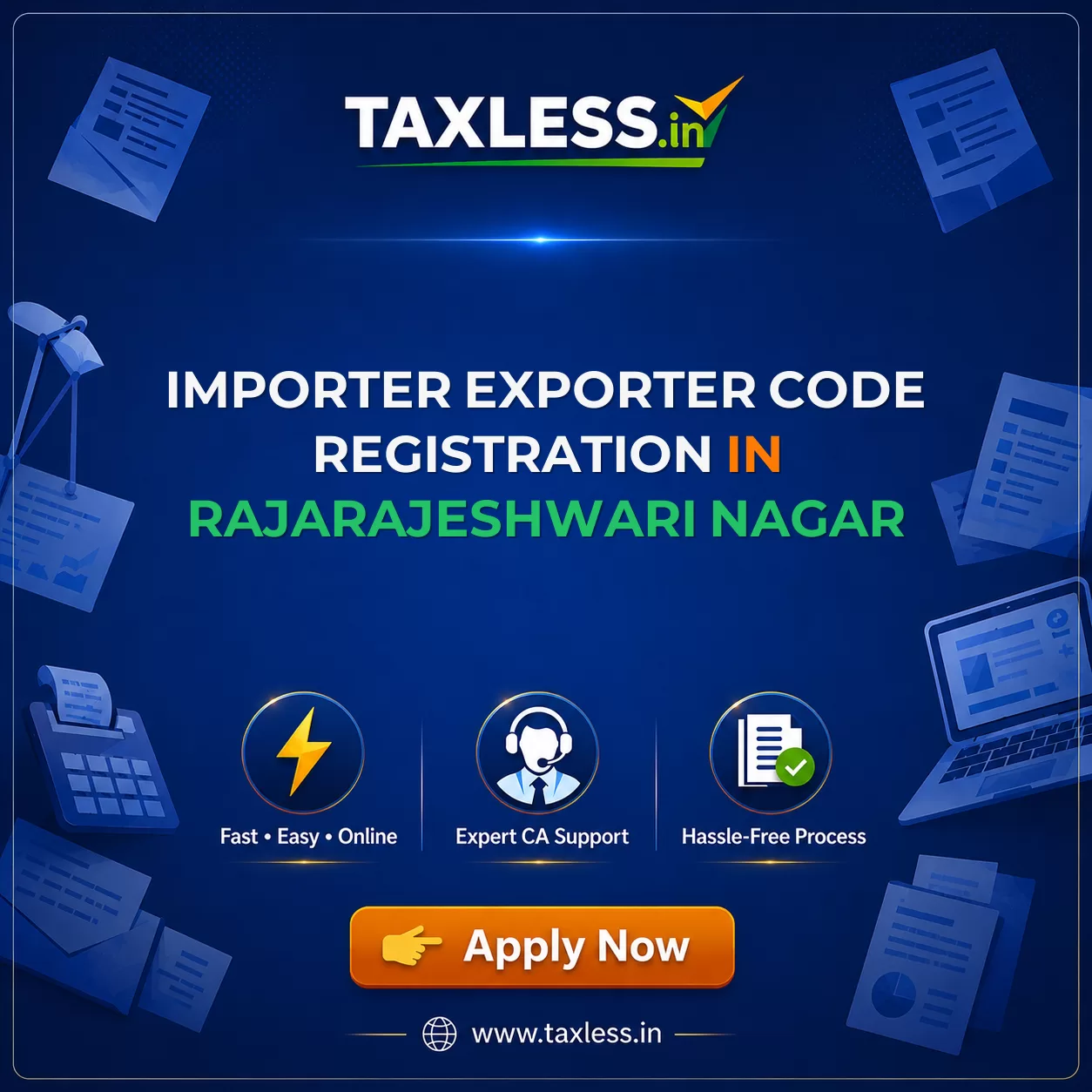 Importer Exporter Code Registration in Rajarajeshwari Nagar
