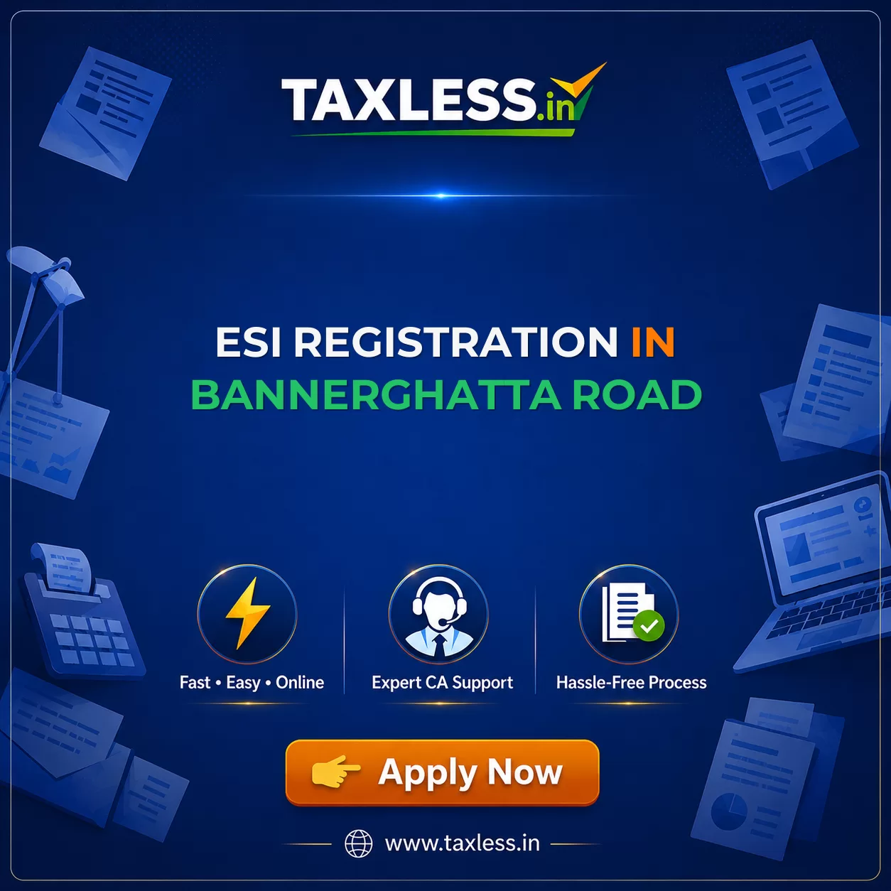ESI Registration in Bannerghatta Road