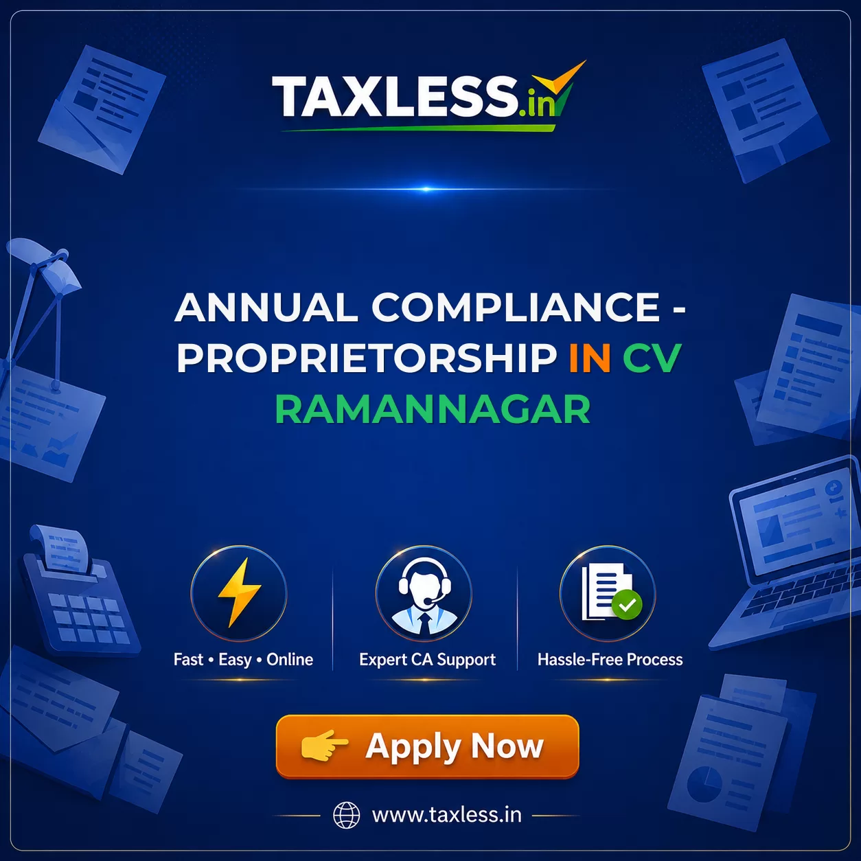 Annual Compliance - Proprietorship in Cv Ramannagar