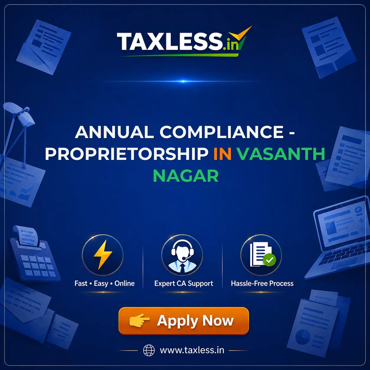 Annual Compliance - Proprietorship in Vasanth Nagar