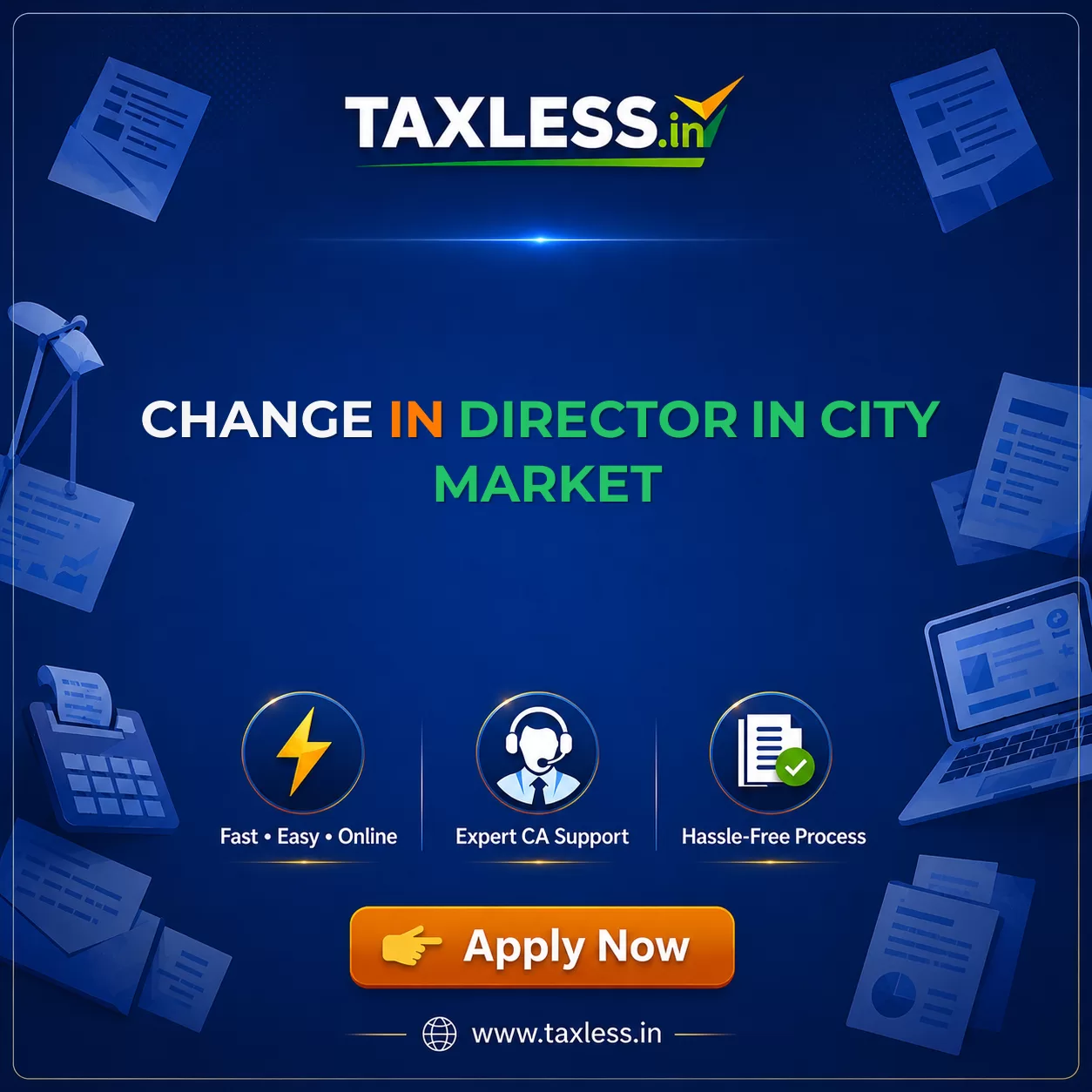 Change In Director in City Market