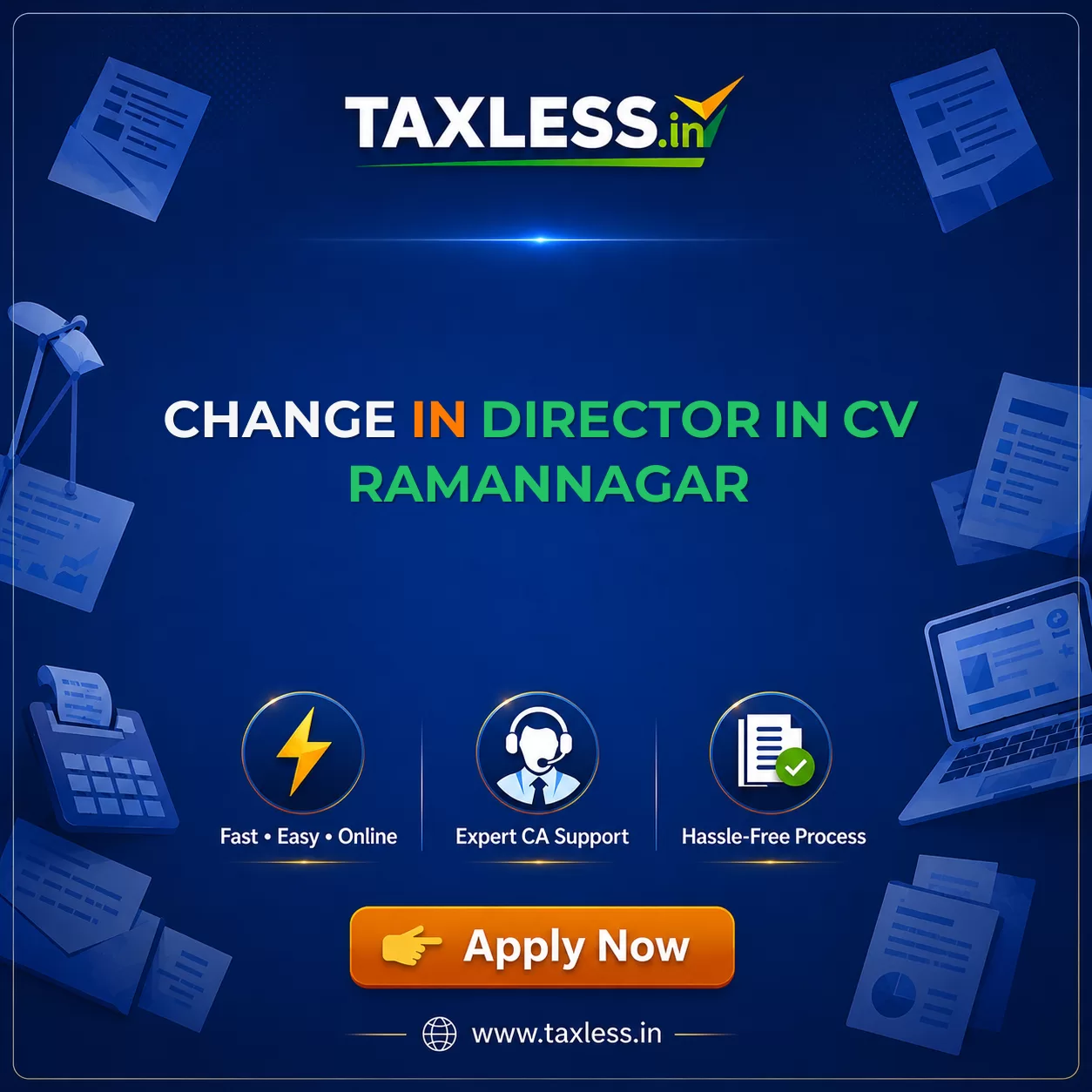Change In Director in Cv Ramannagar