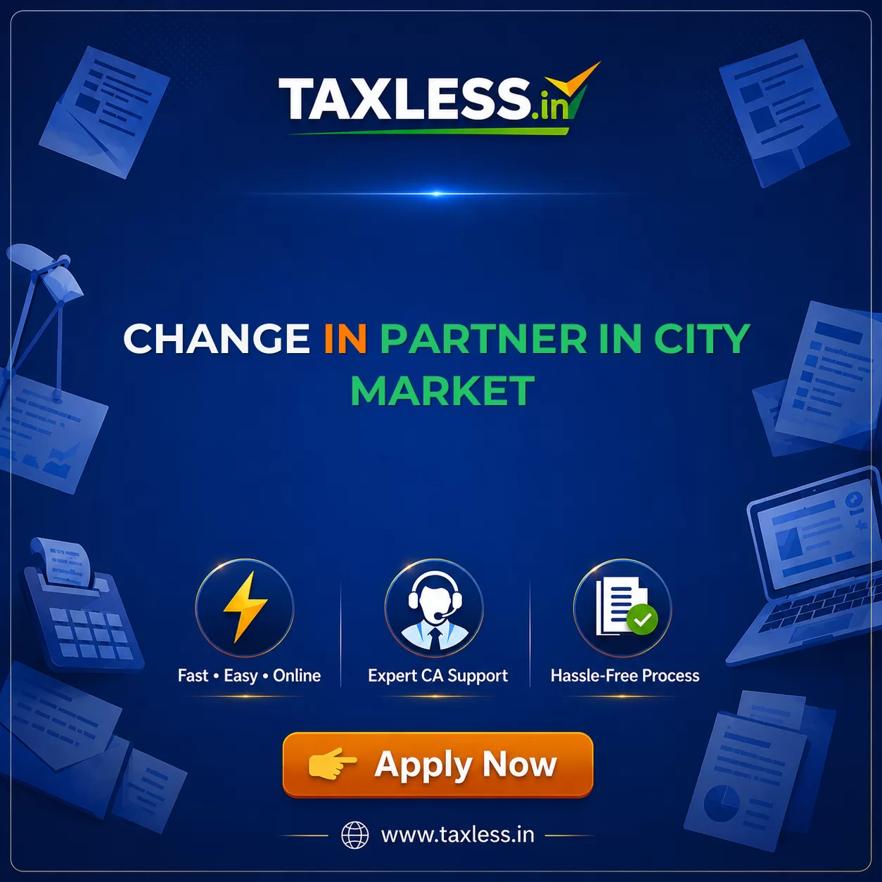Change In Partner in City Market