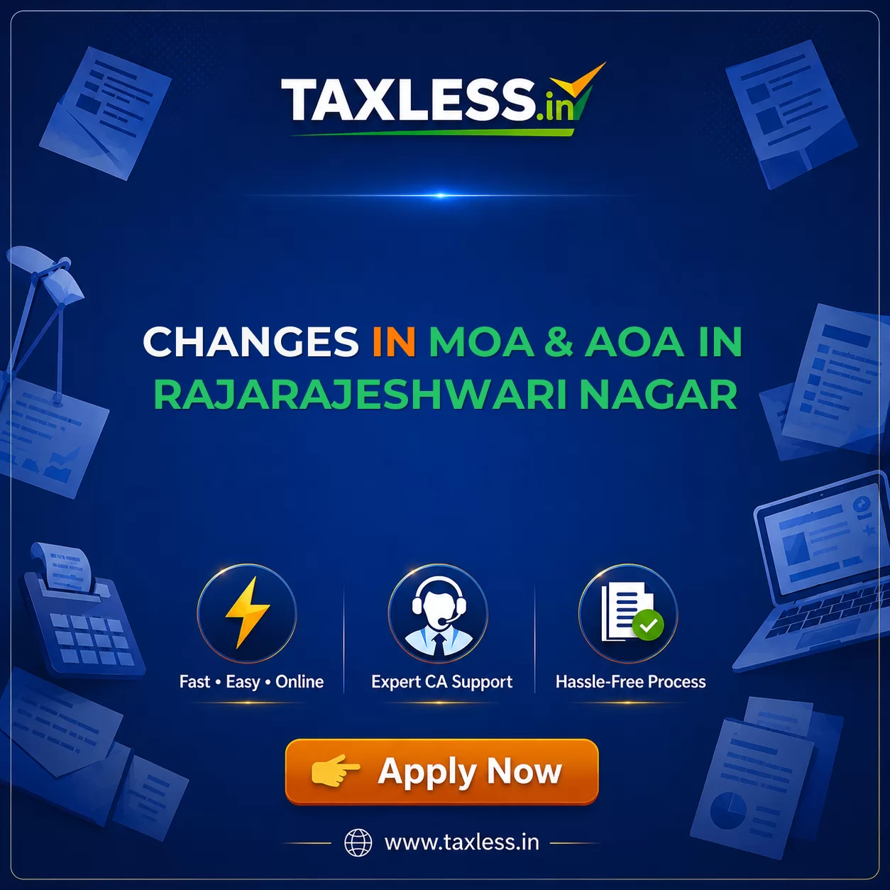Changes In MoA & AoA in Rajarajeshwari Nagar