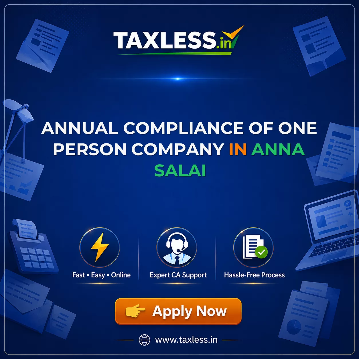 Annual Compliance Of One Person Company in Anna Salai