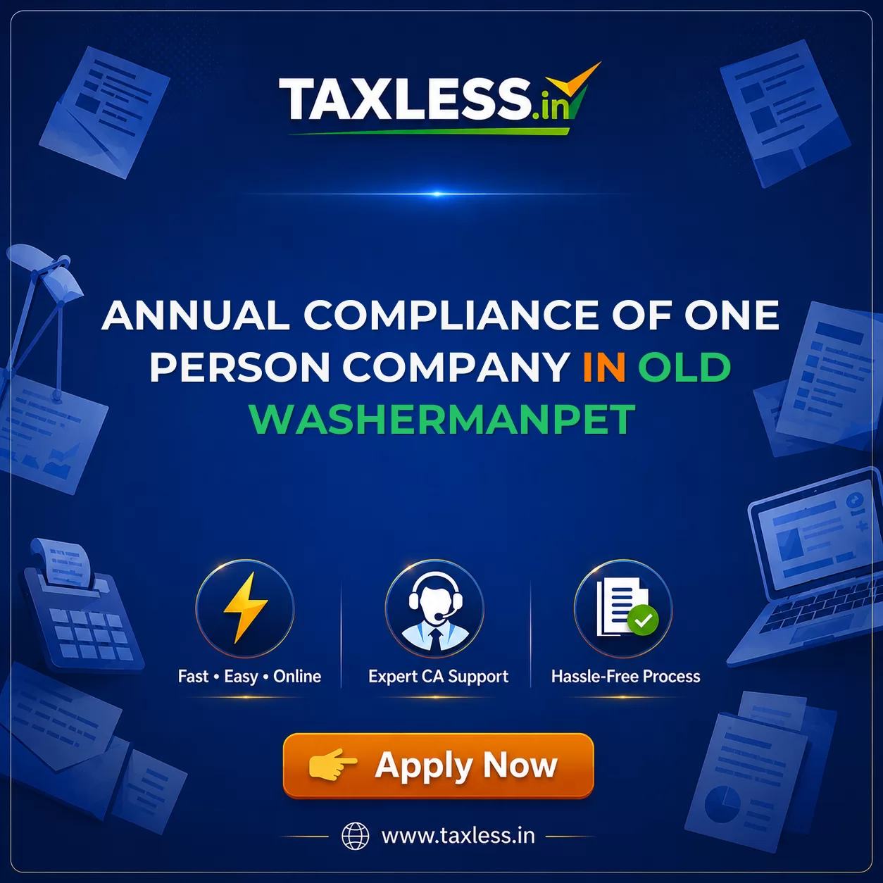 Annual Compliance Of One Person Company in Old Washermanpet