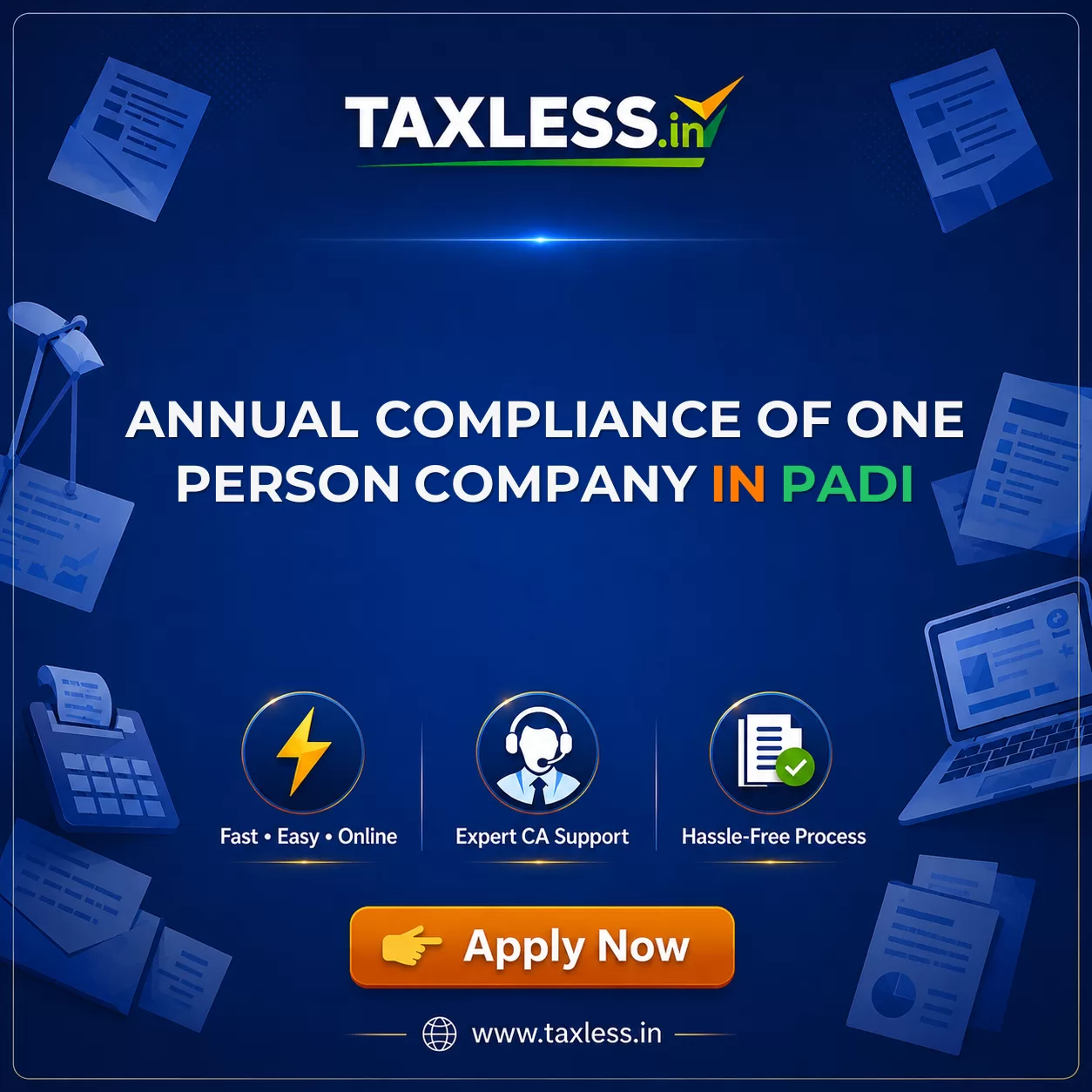 Annual Compliance Of One Person Company in Padi