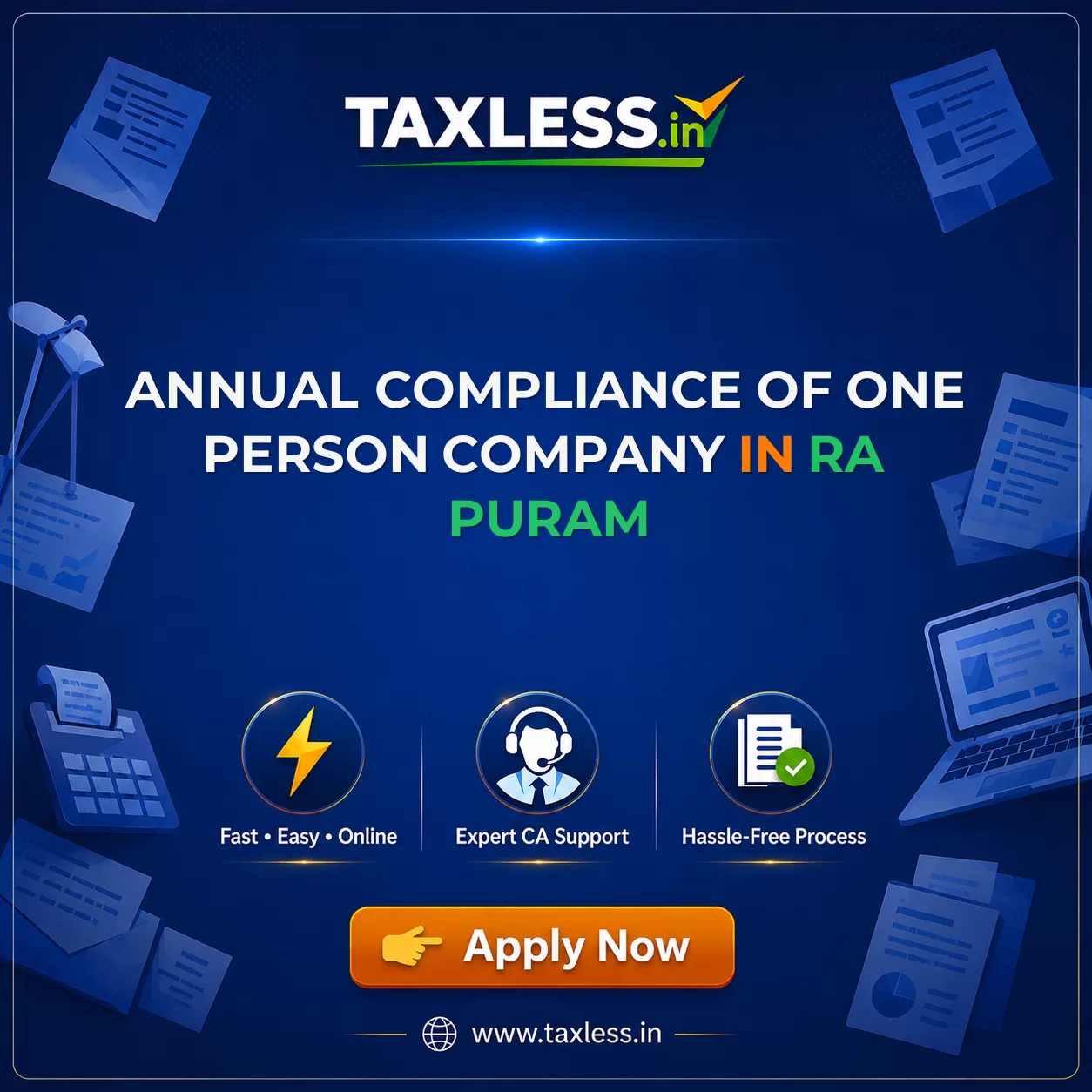 Annual Compliance Of One Person Company in Ra Puram