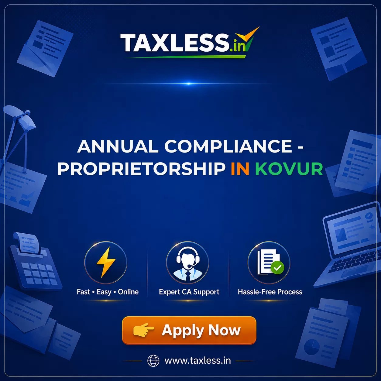 Annual Compliance - Proprietorship in Kovur
