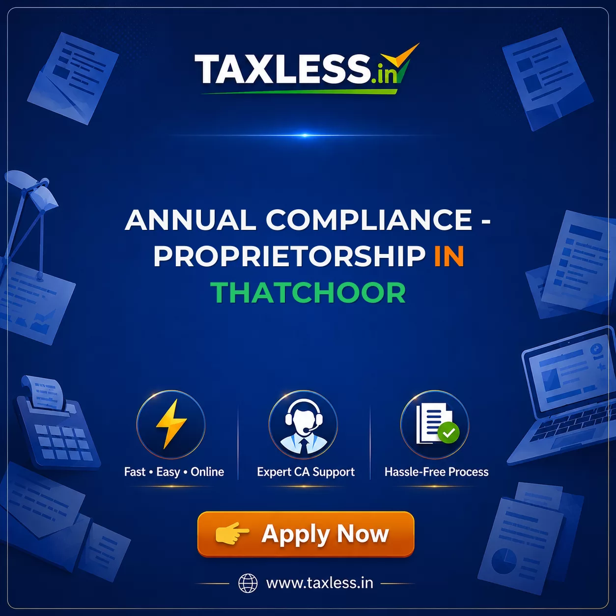 Annual Compliance - Proprietorship in Thatchoor