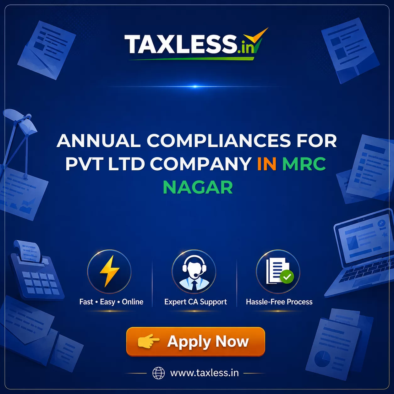 Annual Compliances For Pvt Ltd Company in Mrc Nagar