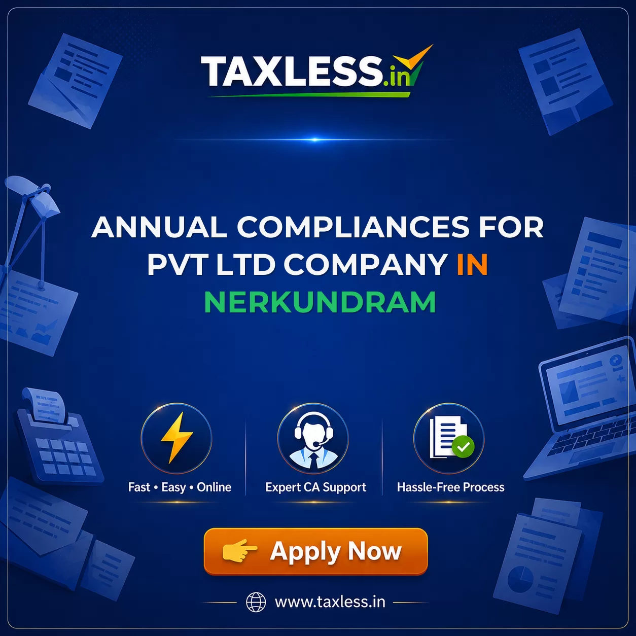 Annual Compliances For Pvt Ltd Company in Nerkundram