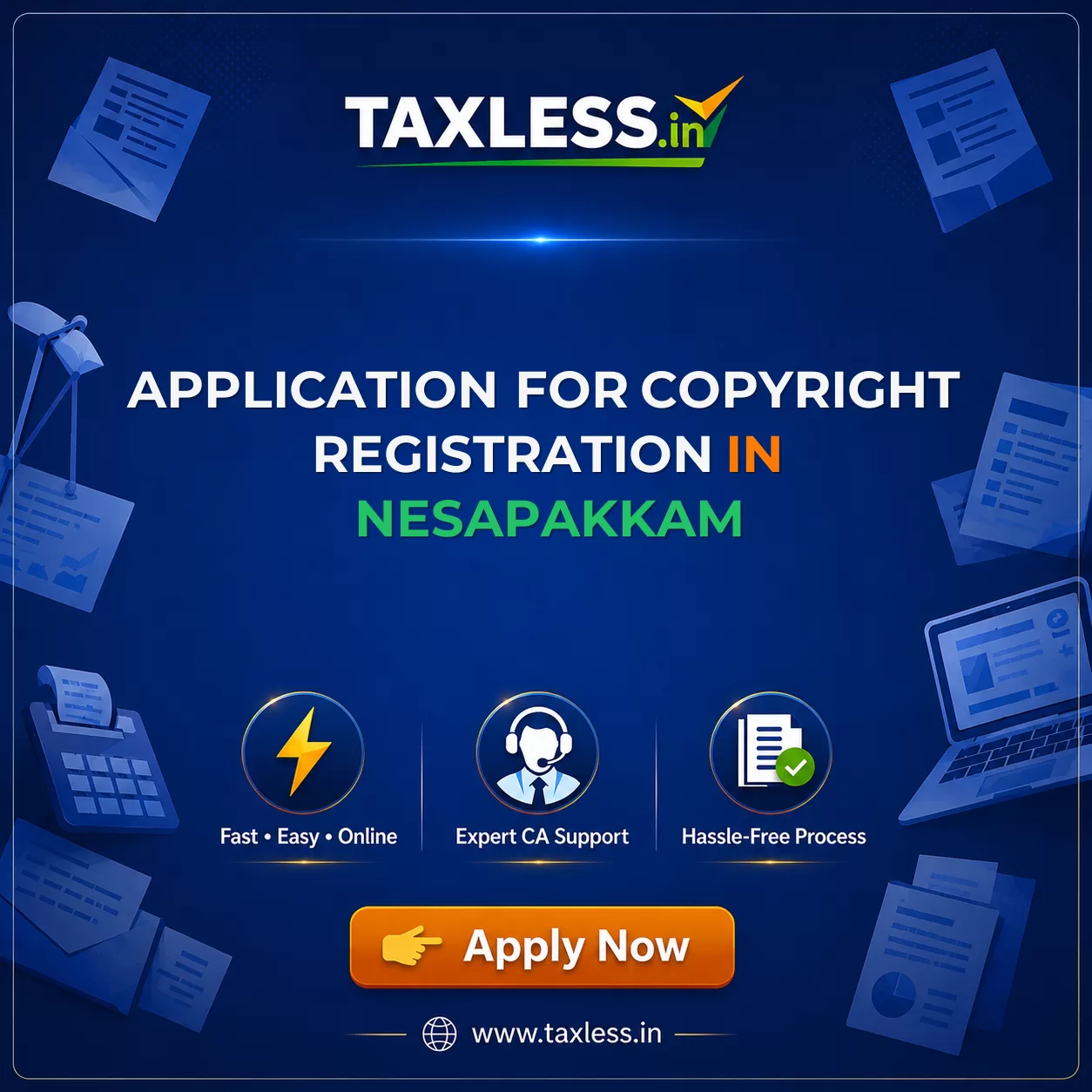 Application For Copyright Registration in Nesapakkam