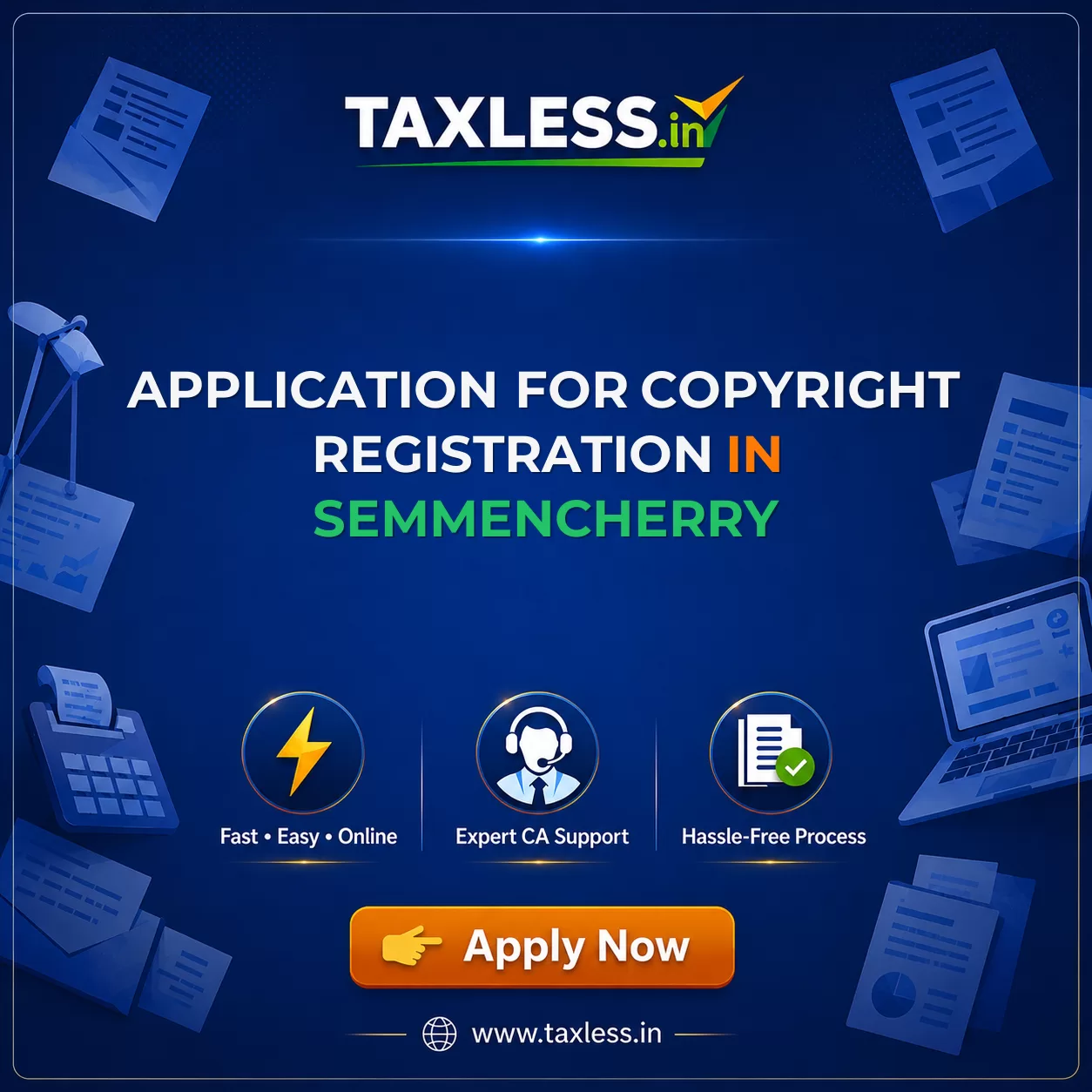 Application For Copyright Registration in Semmencherry