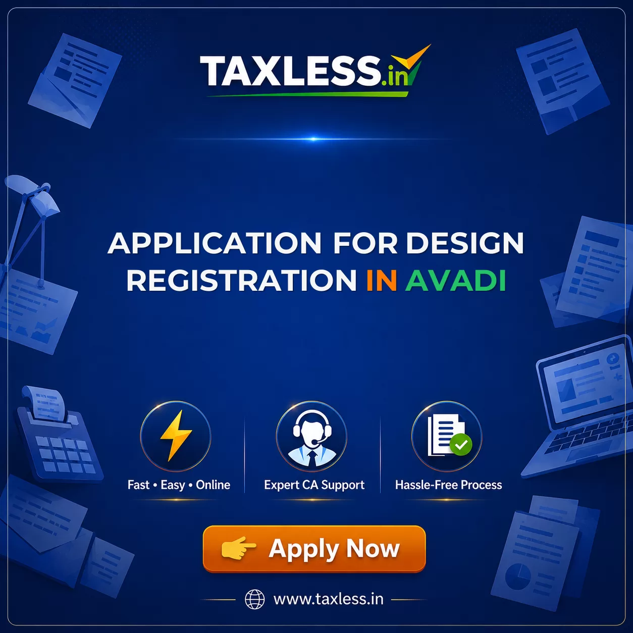 Application For Design Registration in Avadi