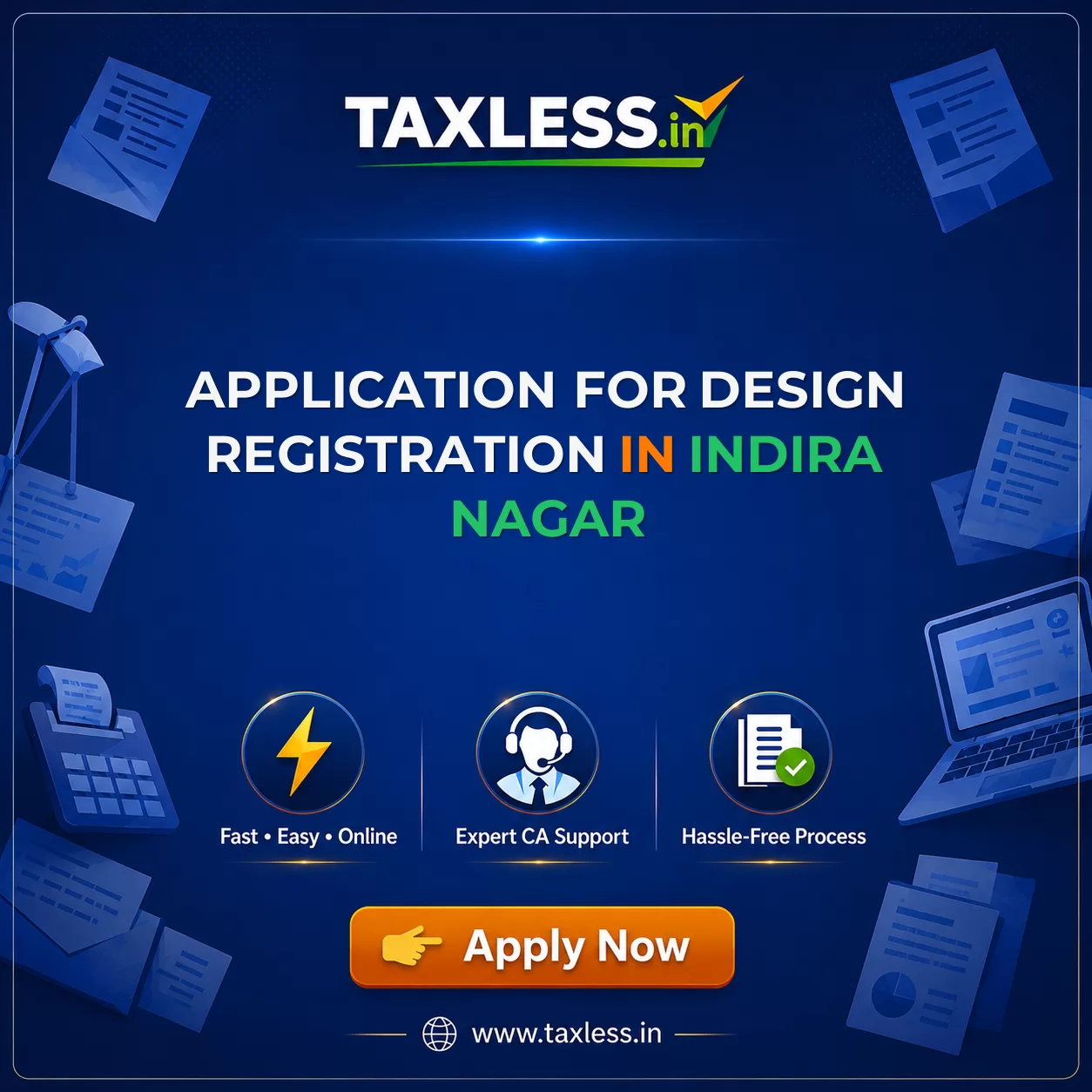 Application For Design Registration in Indira Nagar