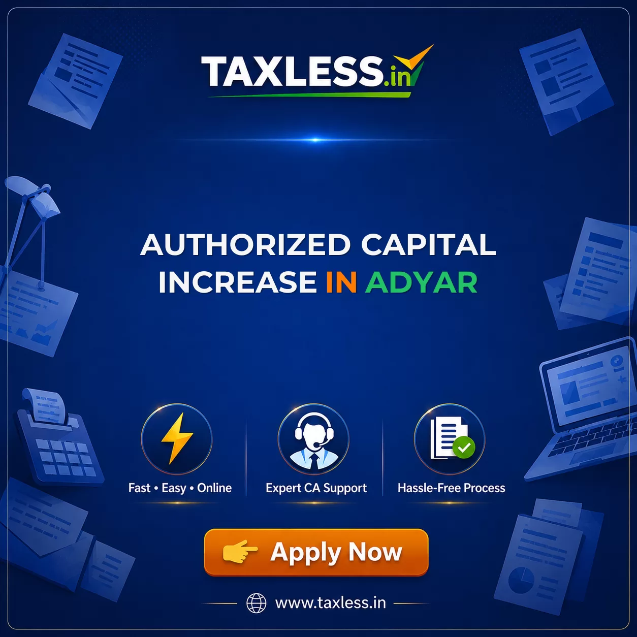 Authorized Capital Increase in Adyar