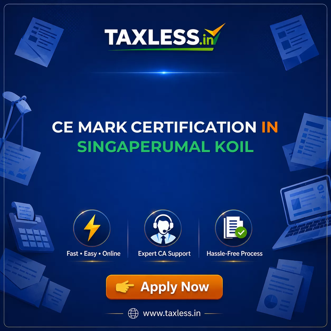 CE Mark Certification in Singaperumal Koil