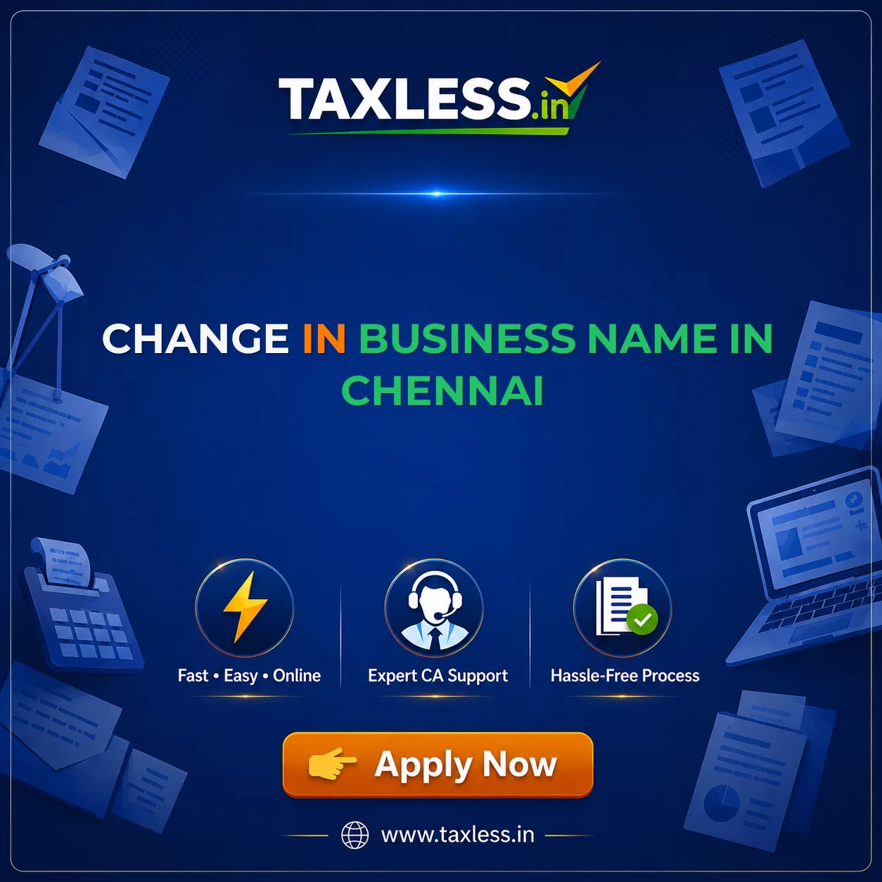 Change In Business Name in Chennai