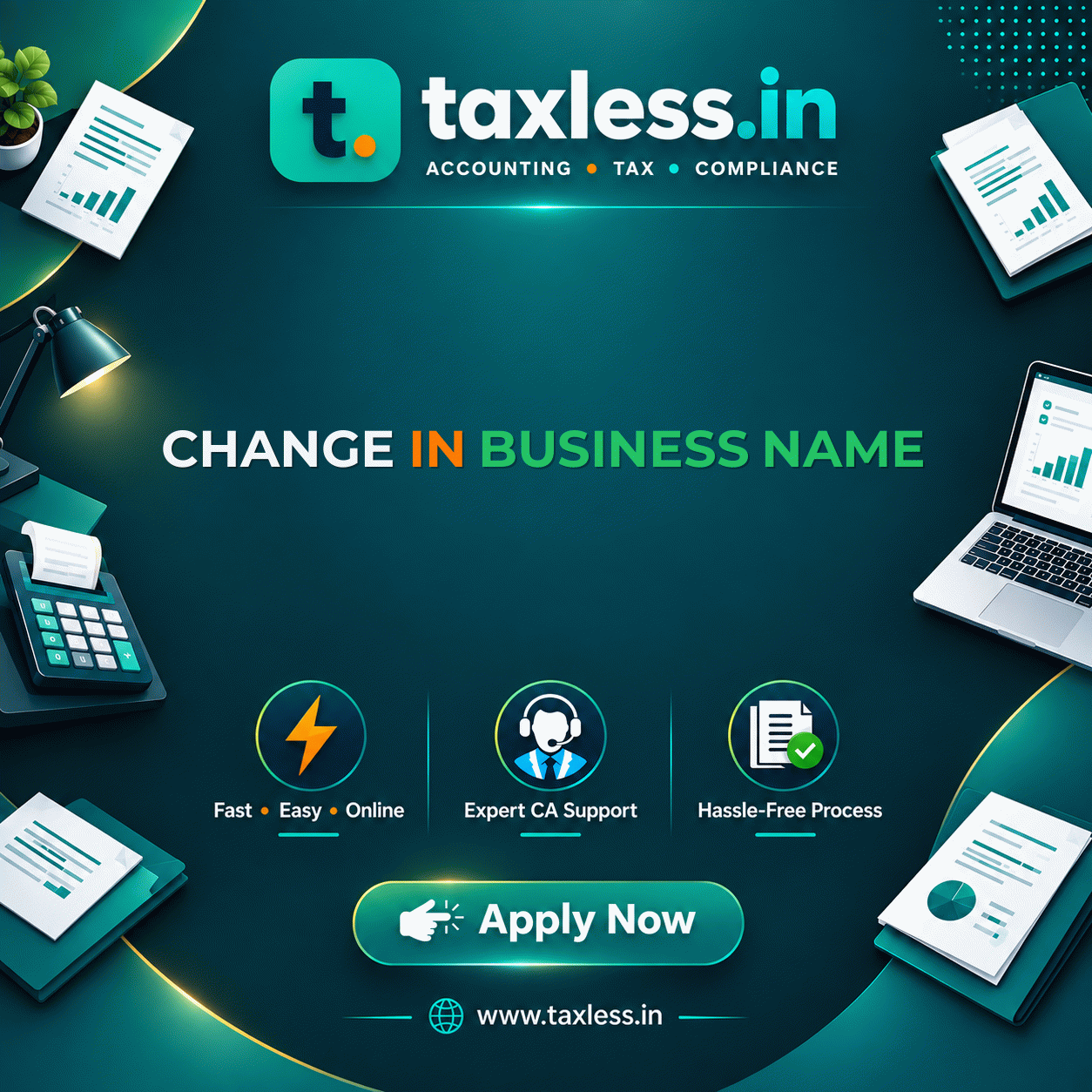 Change In Business Name