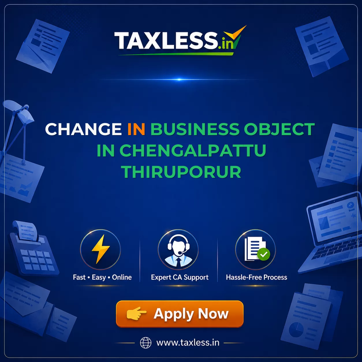 Change In Business Object in Chengalpattu Thiruporur