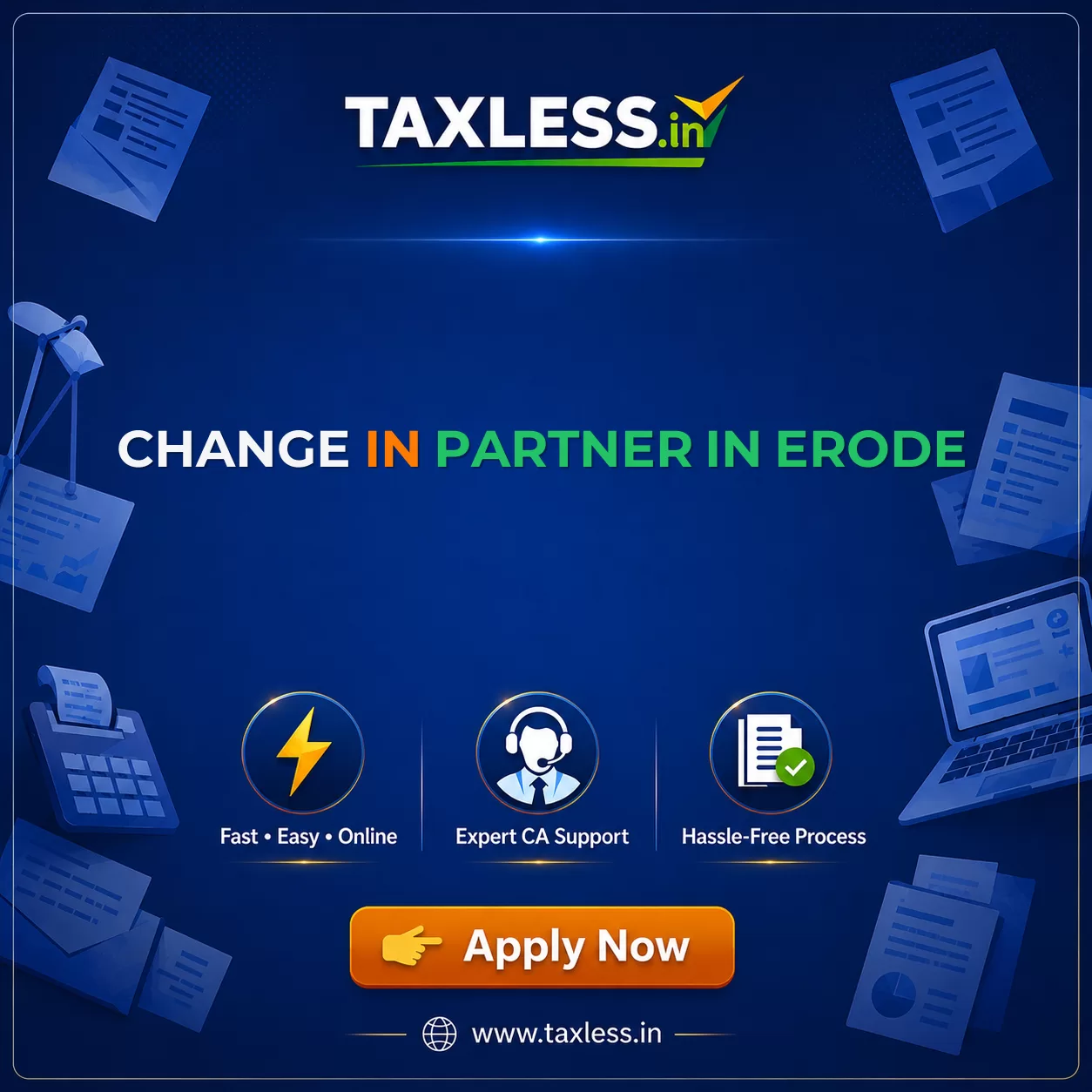 Change In Partner in Erode