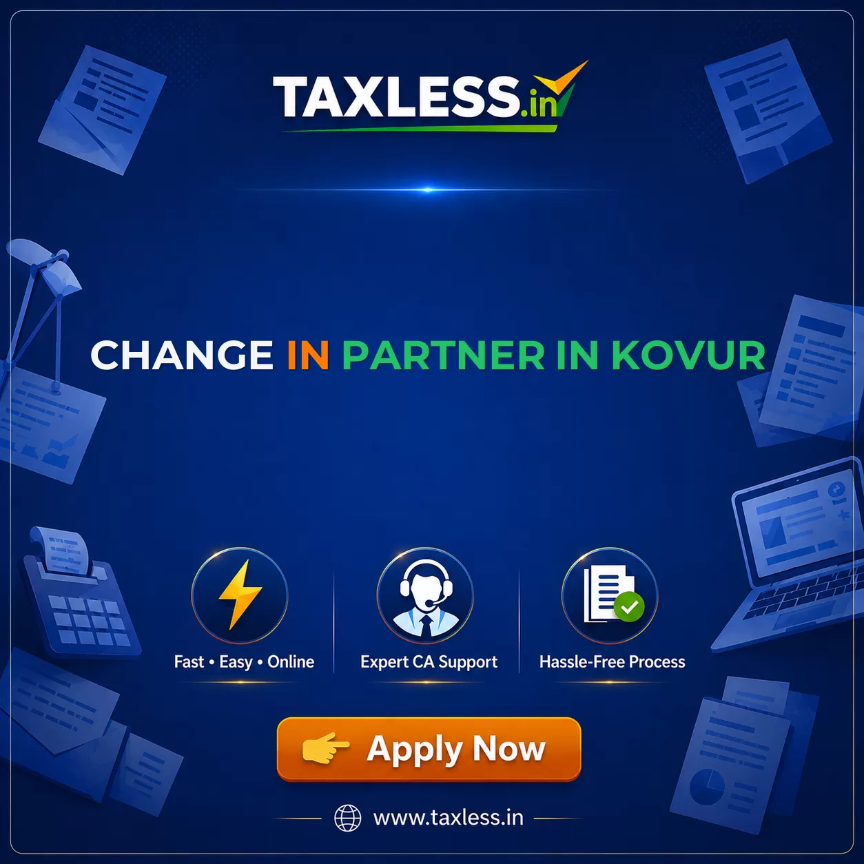 Change In Partner in Kovur