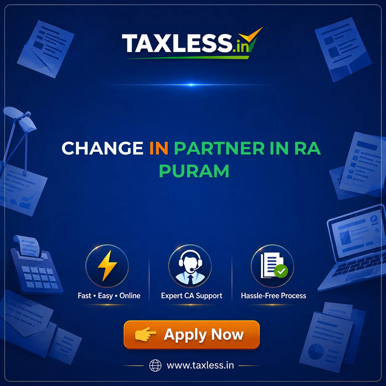 Change In Partner in Ra Puram