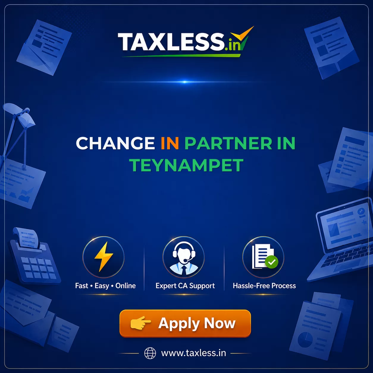 Change In Partner in Teynampet