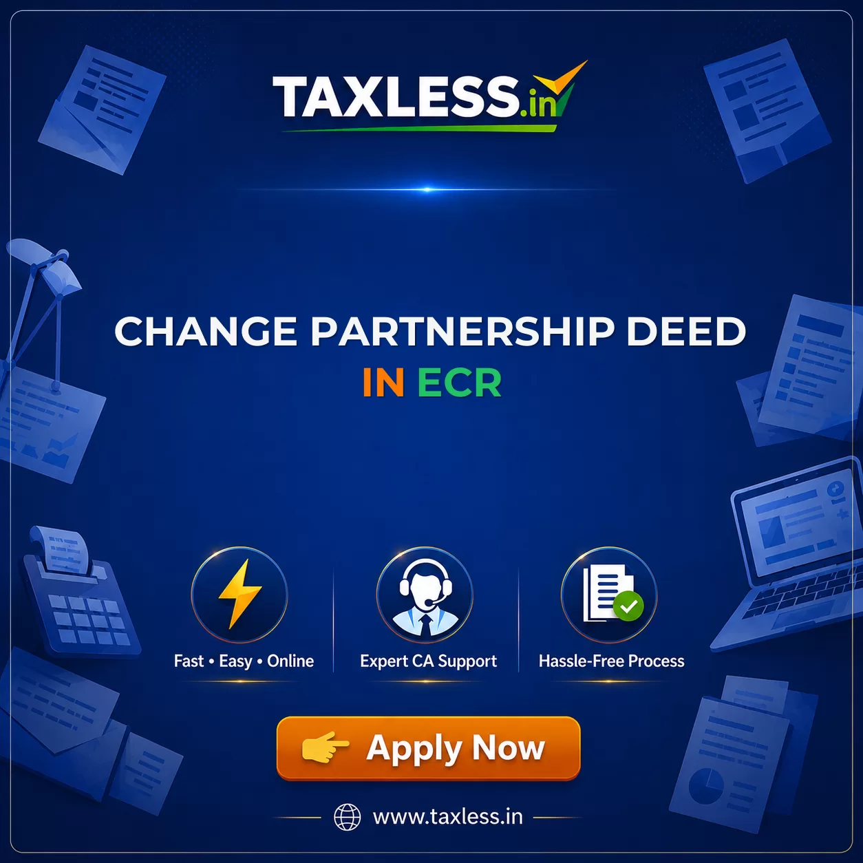 Change Partnership Deed in Ecr