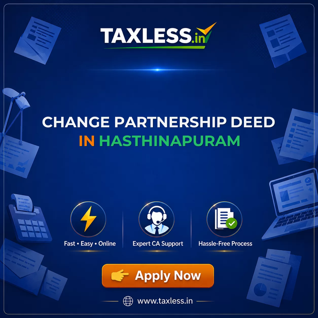 Change Partnership Deed in Hasthinapuram