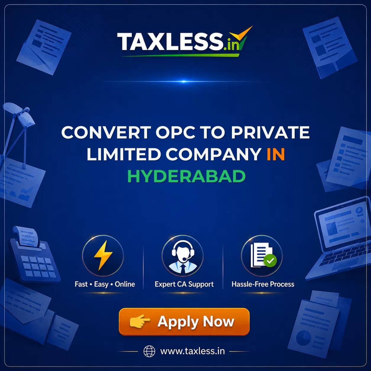 Convert OPC To Private Limited Company in Hyderabad