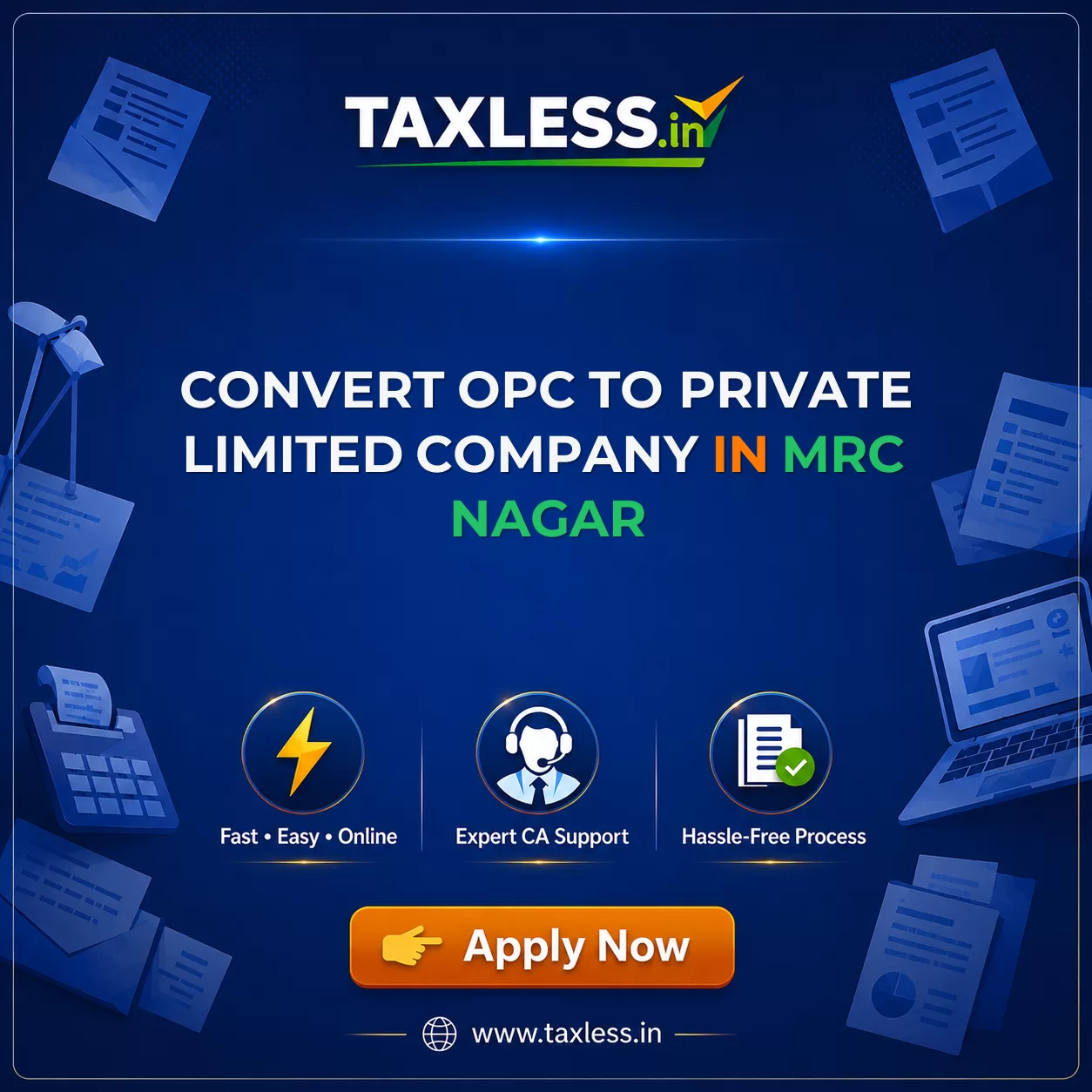 Convert OPC To Private Limited Company in Mrc Nagar